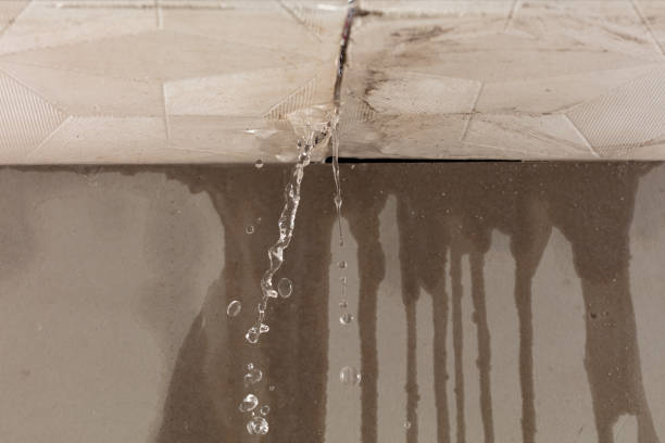 Professional Flood Damage Cleanup technician working in Meriden, NH